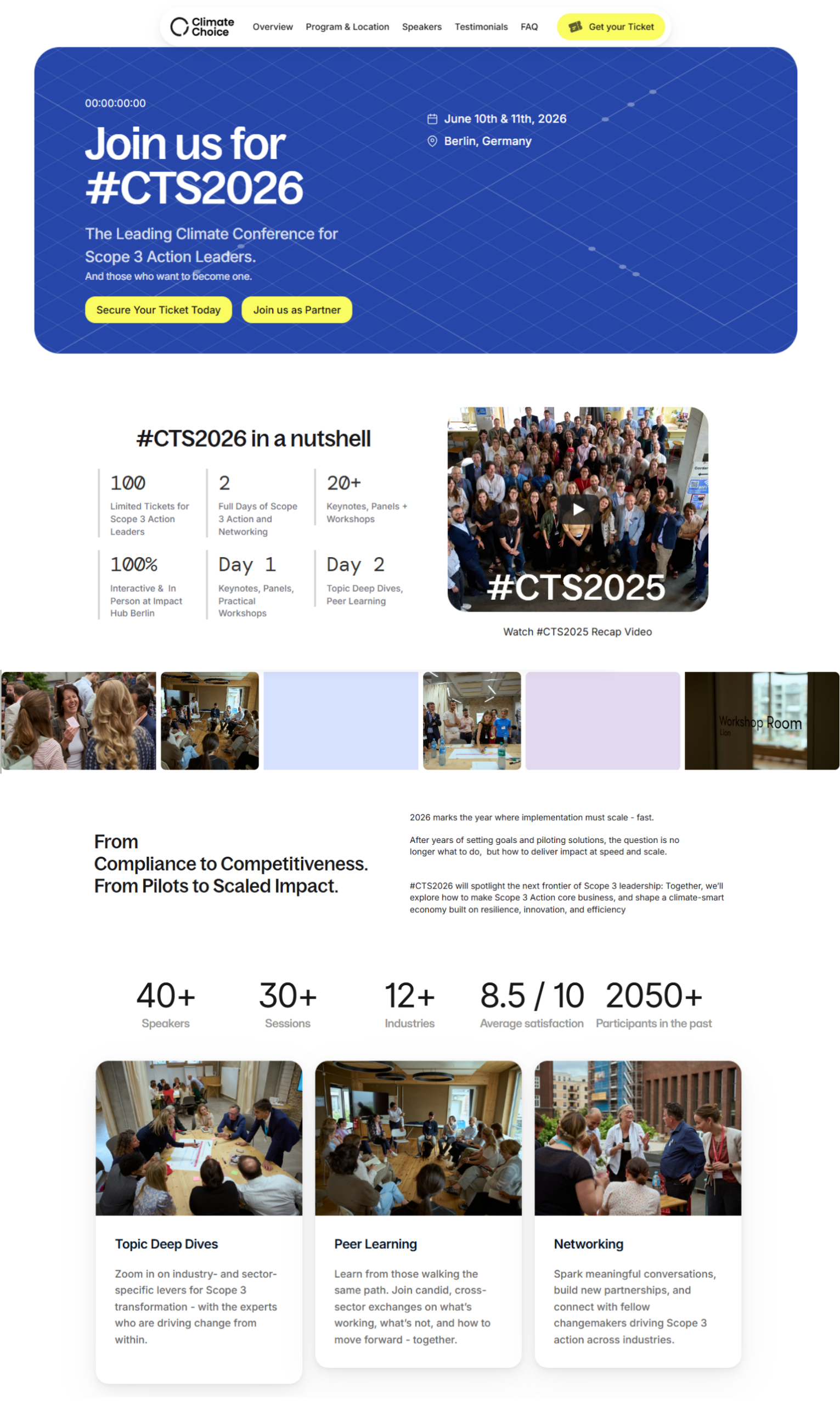 ClimateChoice CTS2026 speaker-lineup page used as a brand reference